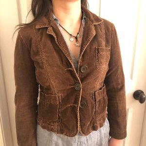 Brown corduroy jacket